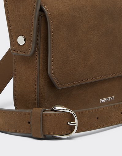 Leather Wallet with Shoulder Strap