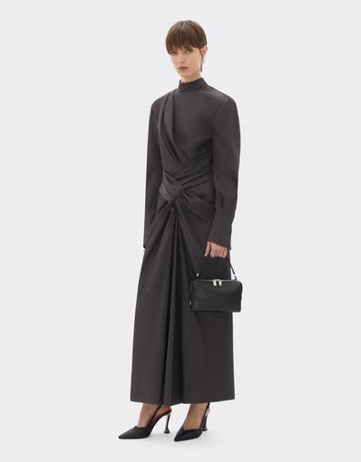 Sac à bandoulière GT en cuir grenat