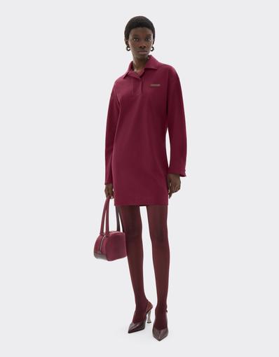 Cotton piqué polo dress