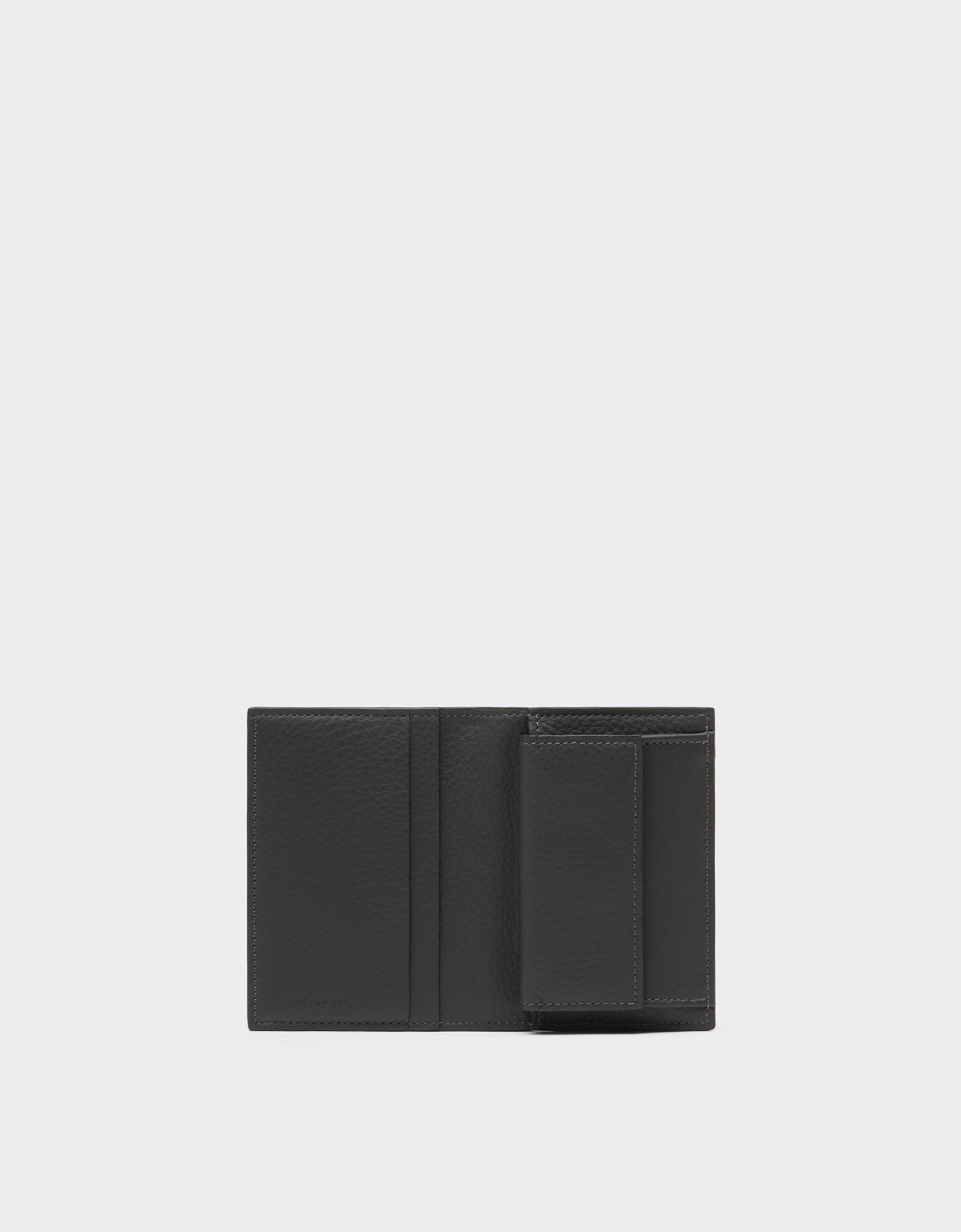 Granata Leather Bifold Wallet with Prancing Horse