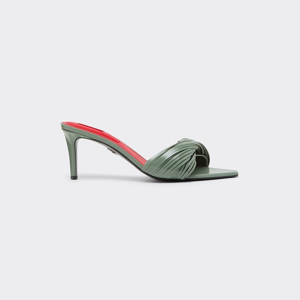 MULE SANDAL H65 WET LEATHER