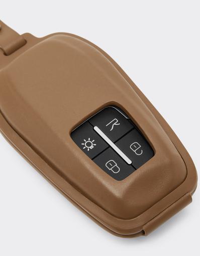 Smooth Leather Keyring