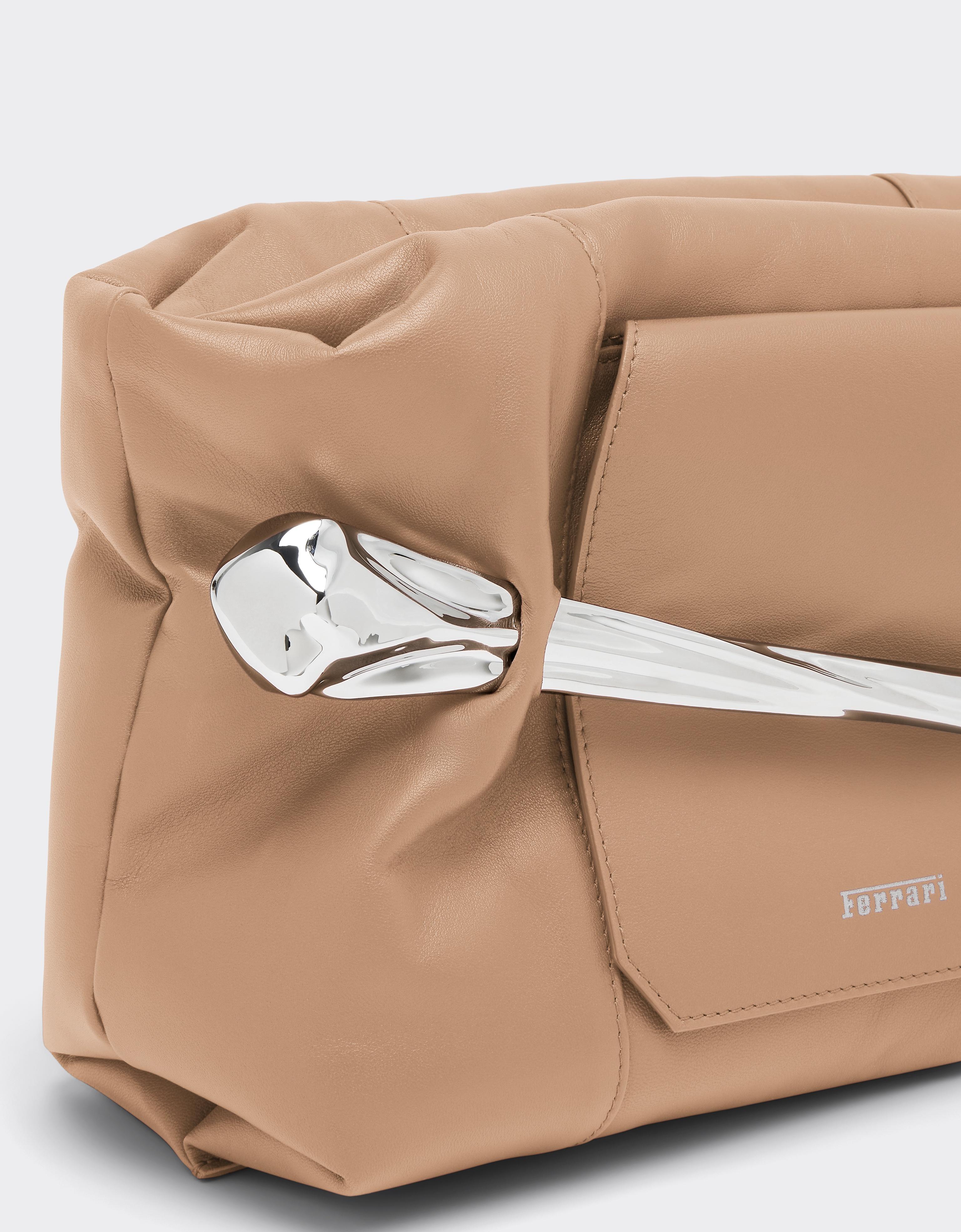 Soft Semi-Gloss Leather Clutch