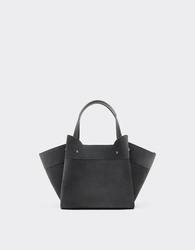 La Tote Bag Ferrari small in Suede