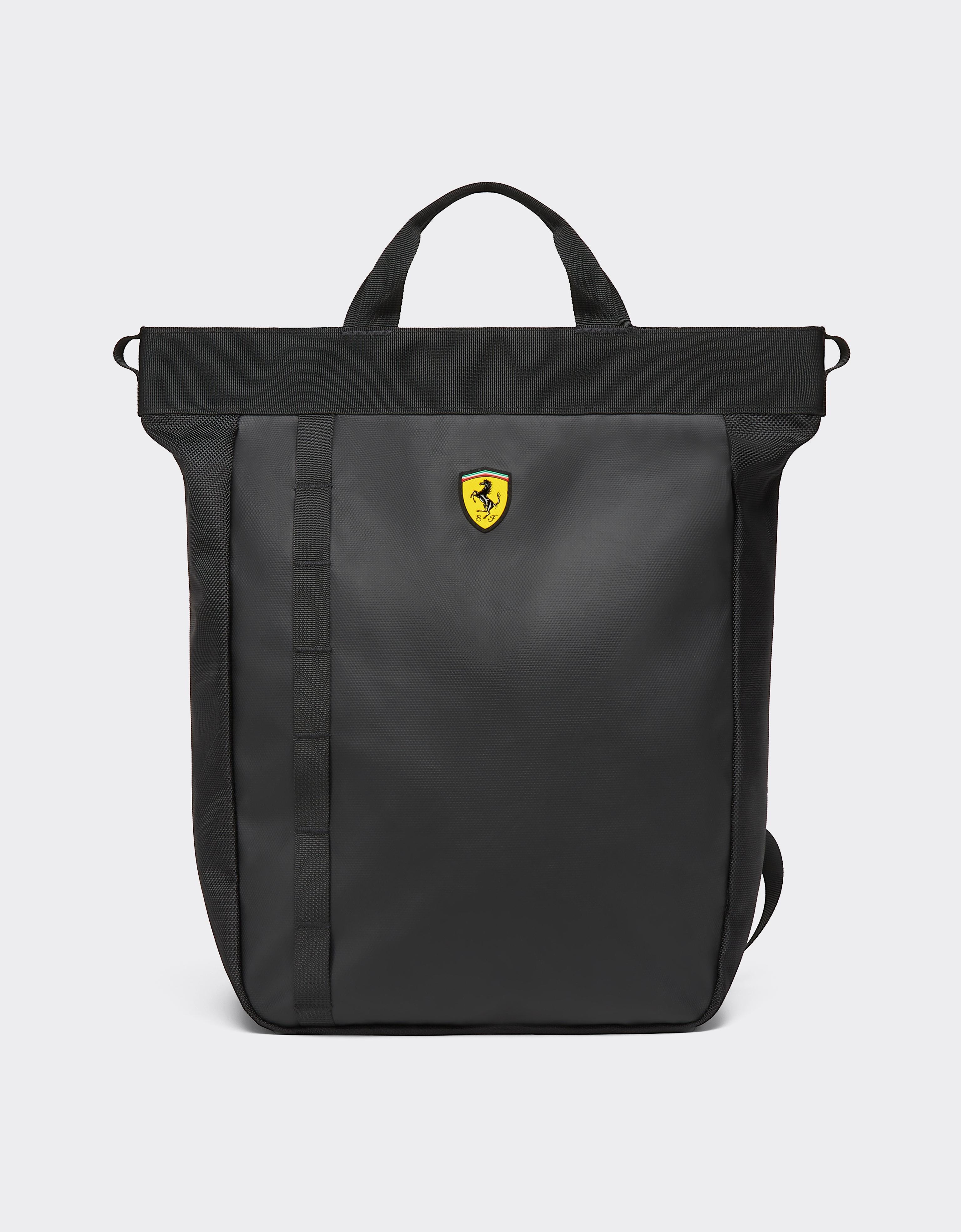 Tote backpack with Ferrari Scudetto