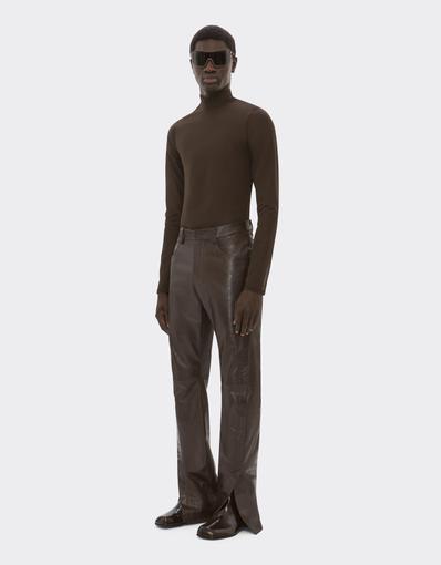 Semi-transparent Tulle Turtleneck