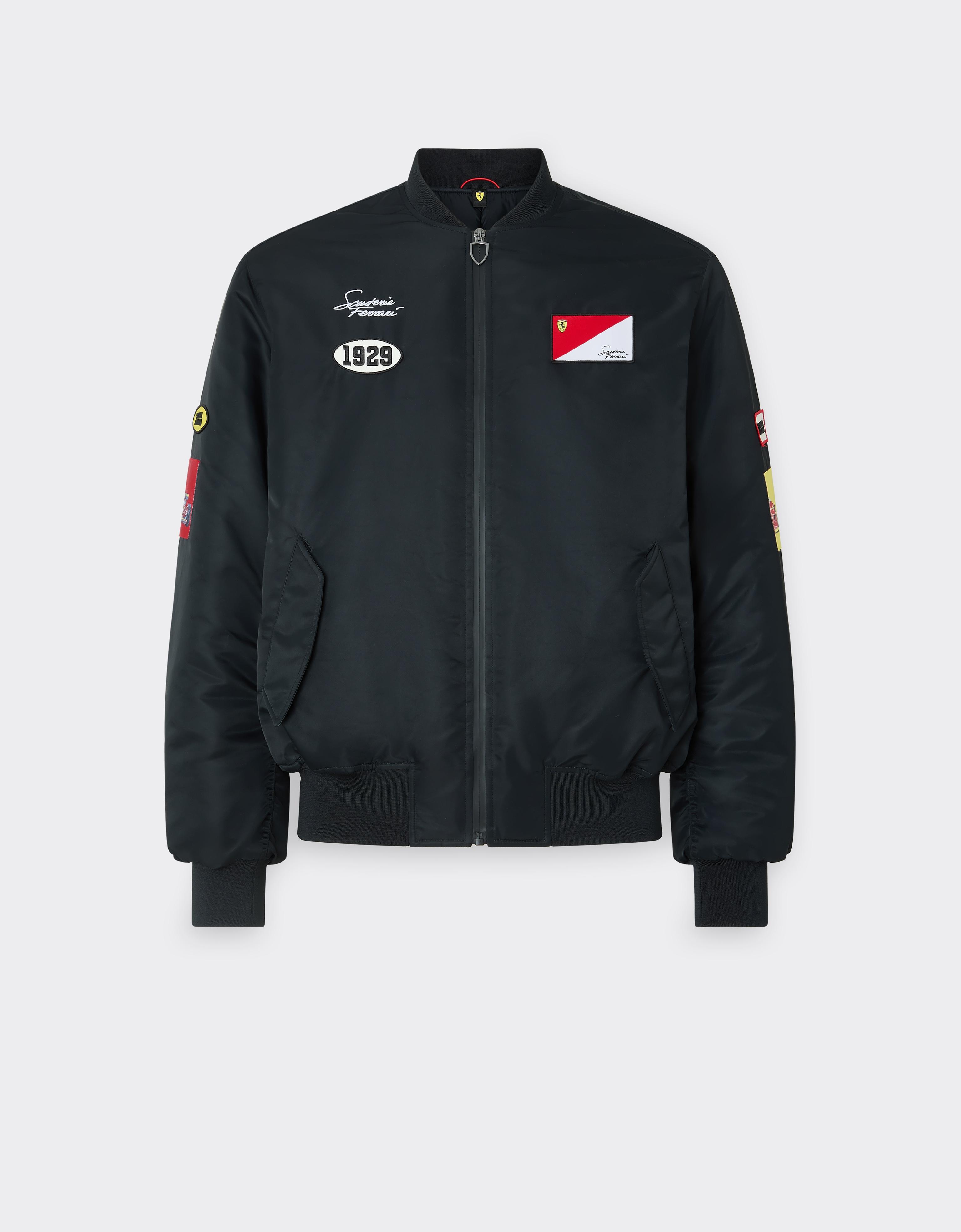 Scuderia Ferrari padded nylon twill bomber jacket