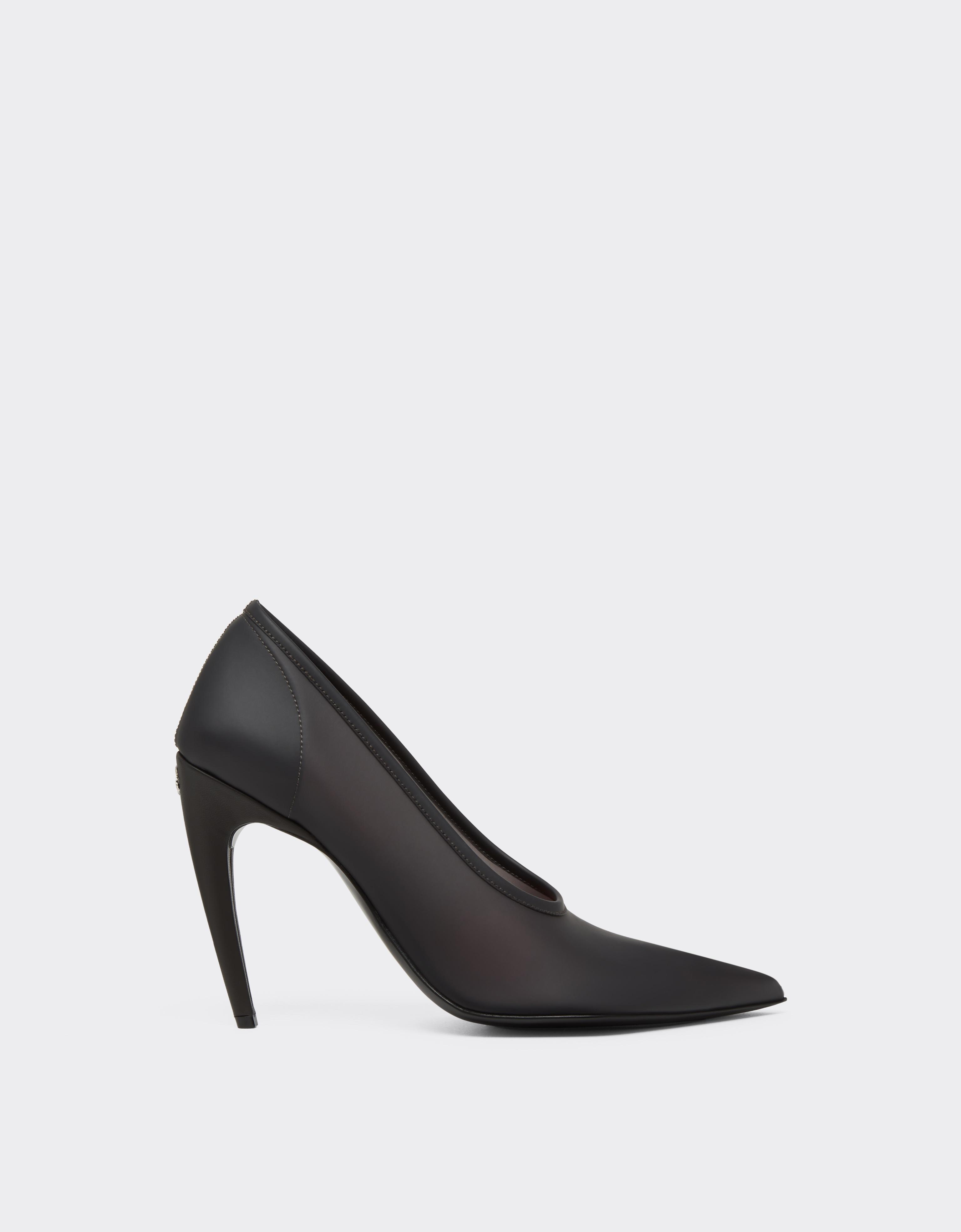 Zapatos de salón con efecto mate y Cavallino Rampante