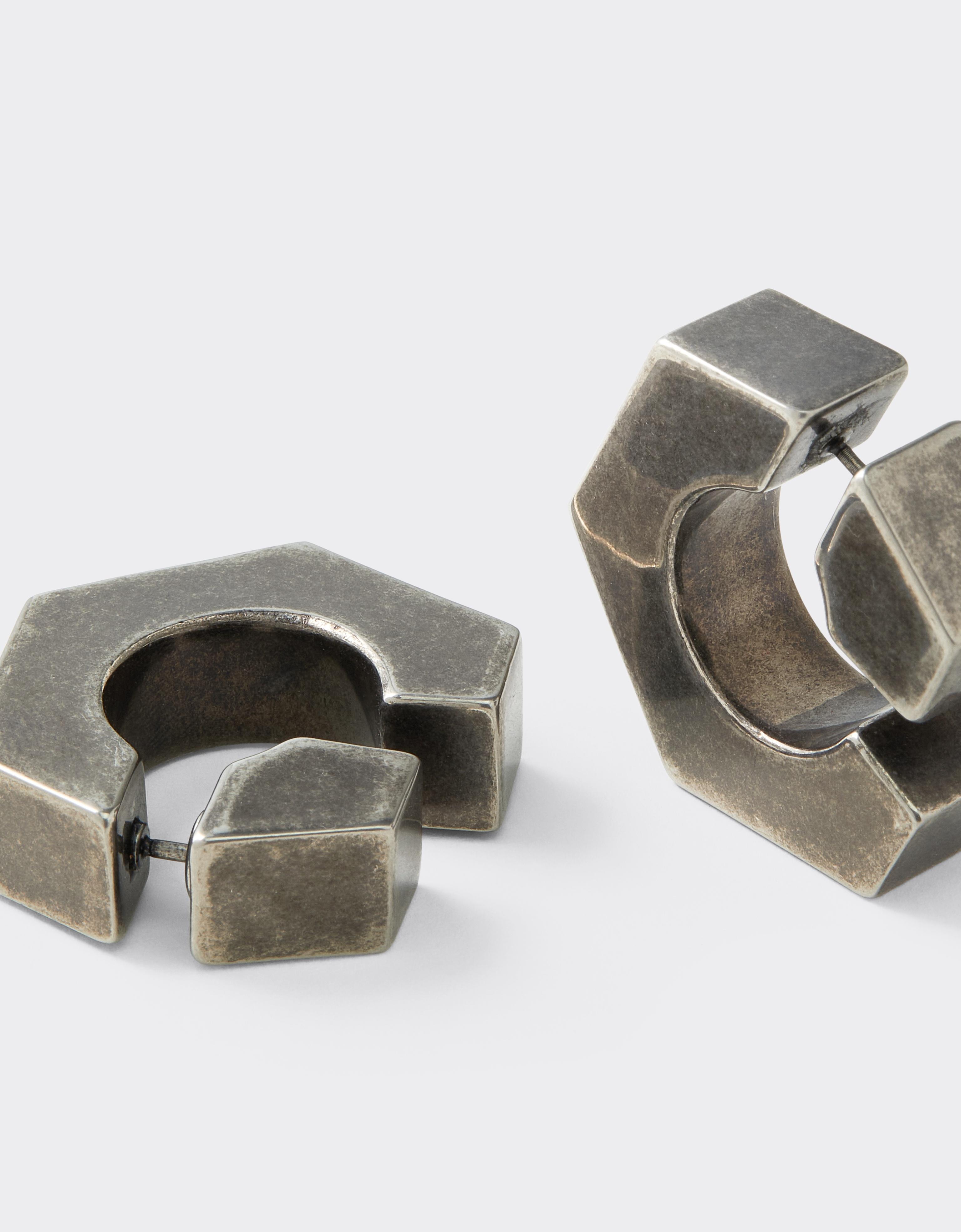 Boucles d’oreilles « Bullone » en métal