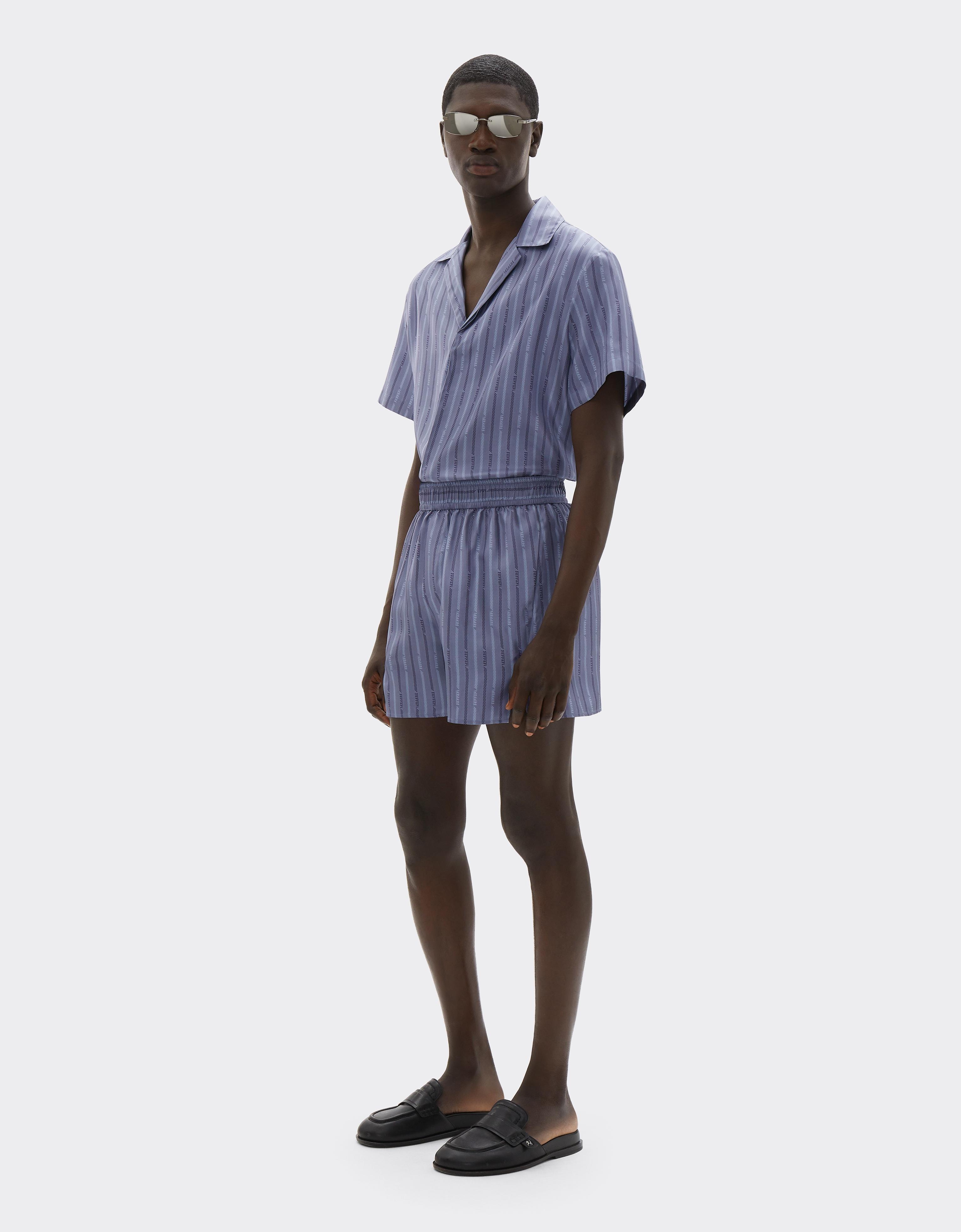 Ferrari Monogram silk shorts