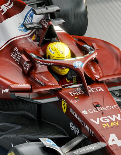 Póster oficial Ferrari SF-25 Hamilton 2025 Edición Especial