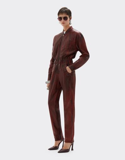 Reconditioned by Ferrari leather tracksuit for the 2026 Silverstone Grand Prix