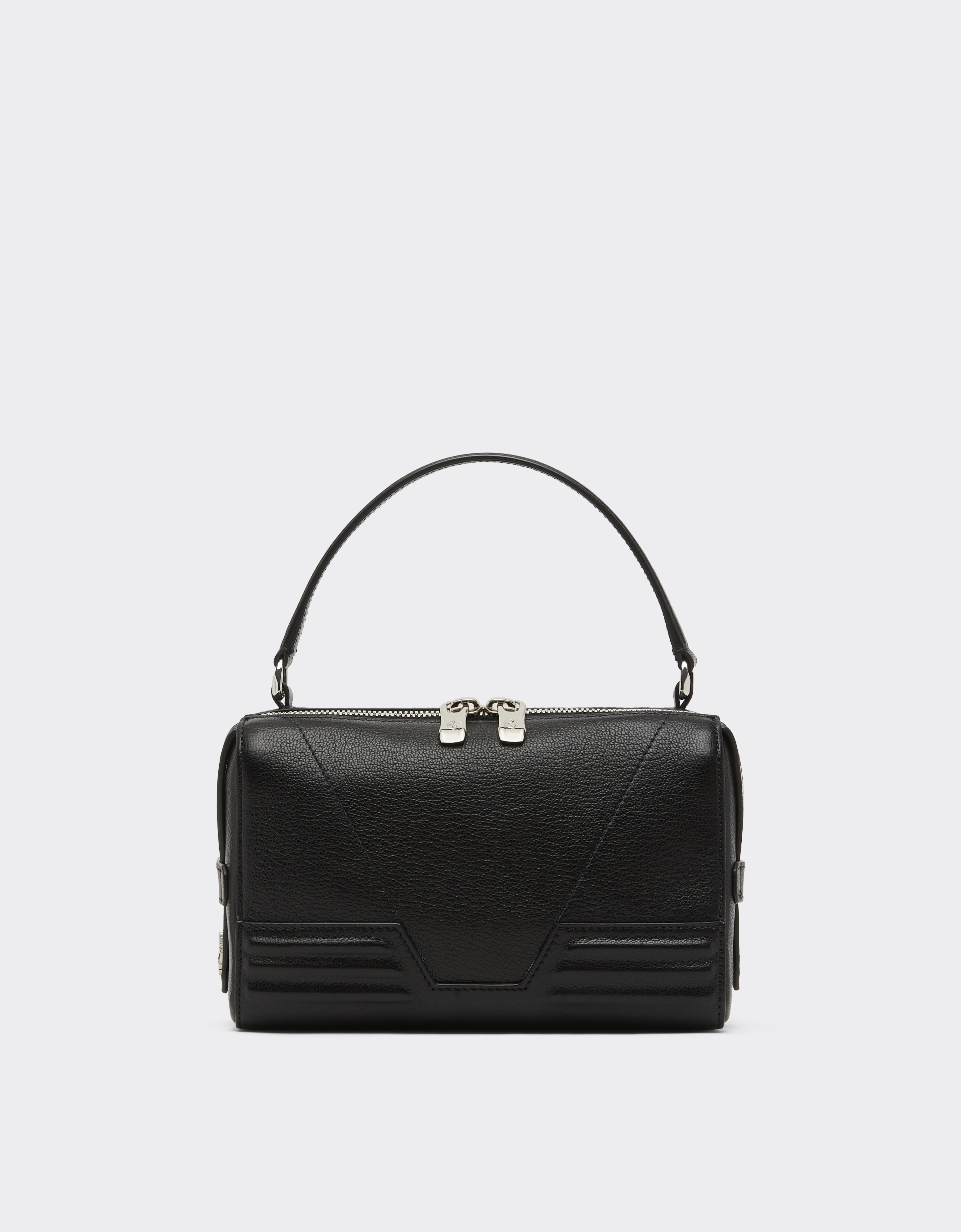 Ferrari Gt Crossbody In Granata Leather In Black
