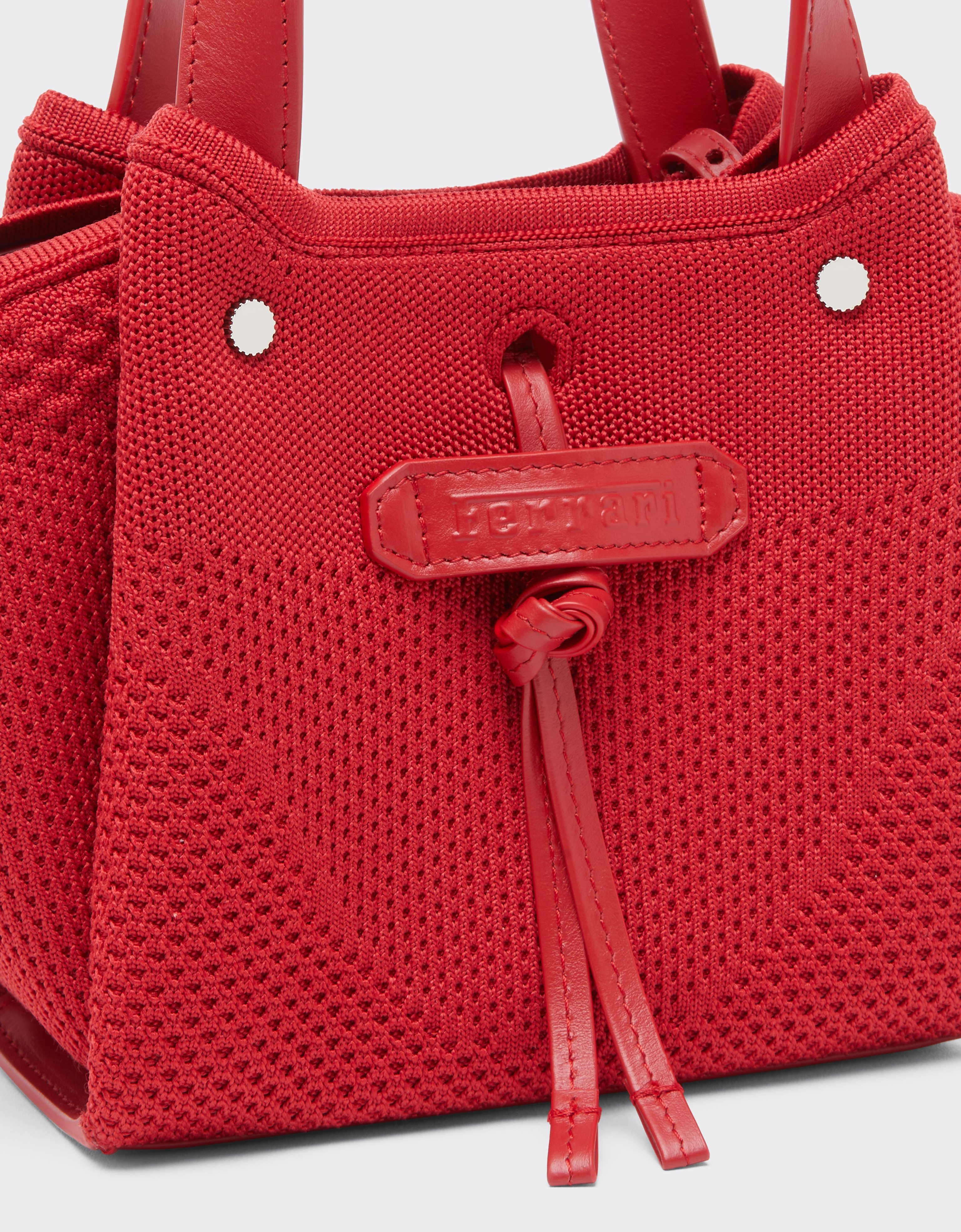 TOTE XS KNIT + LEATHER