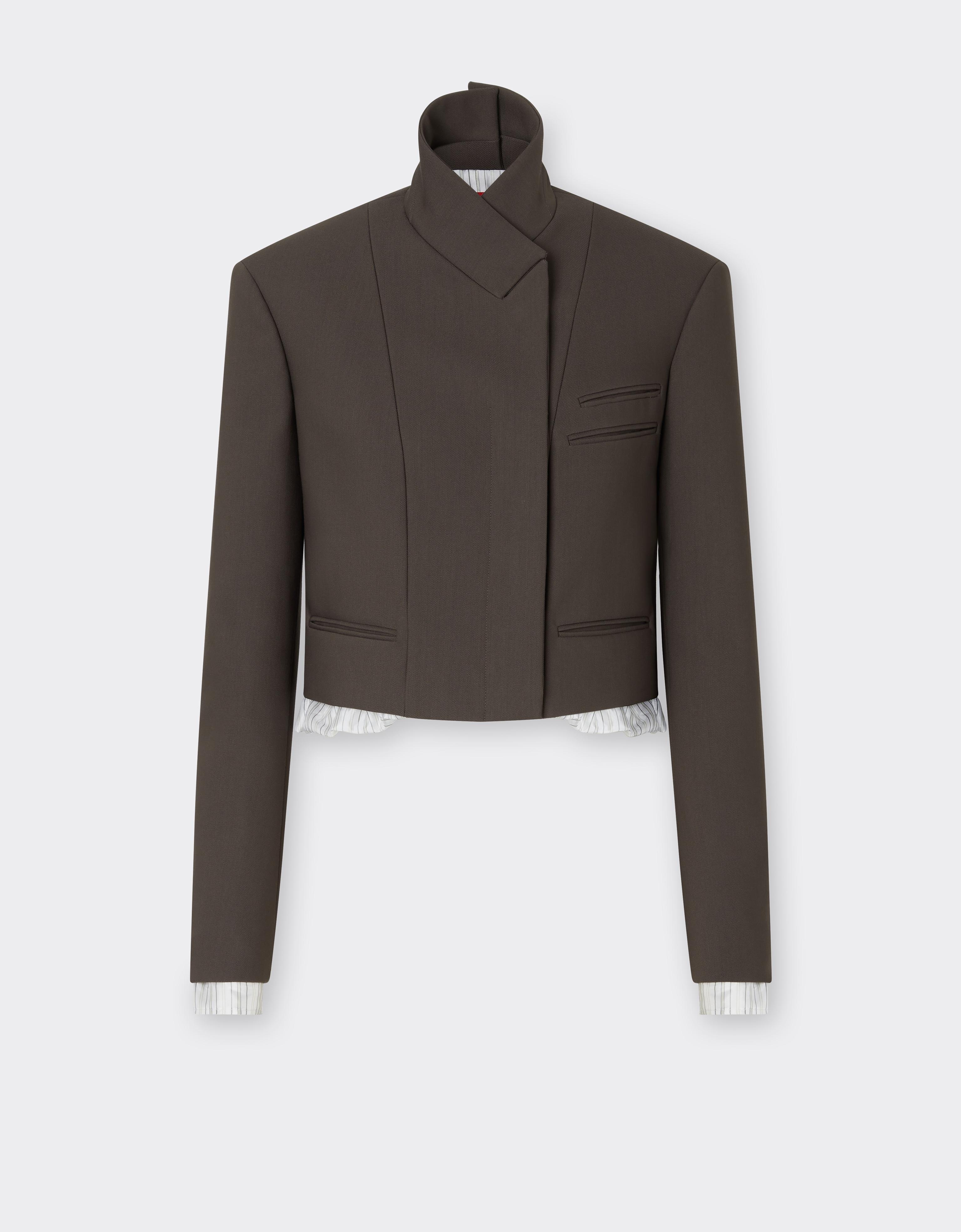 Short Crepe Blazer
