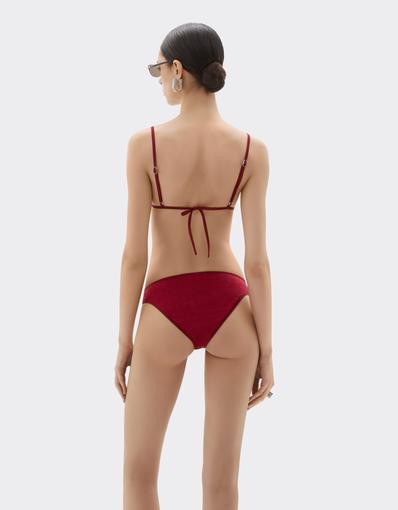 Bikini bottoms with Prancing Horse motif