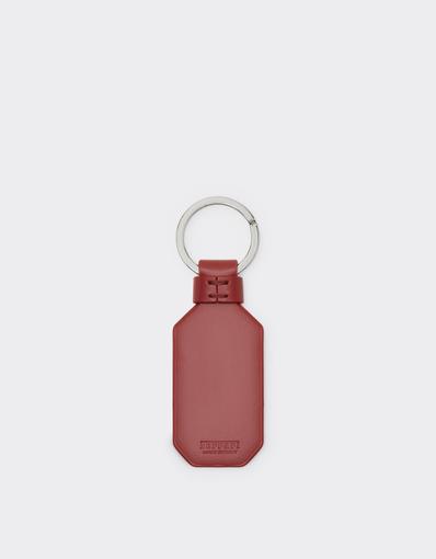 Leather Keyring with Prancing Horse