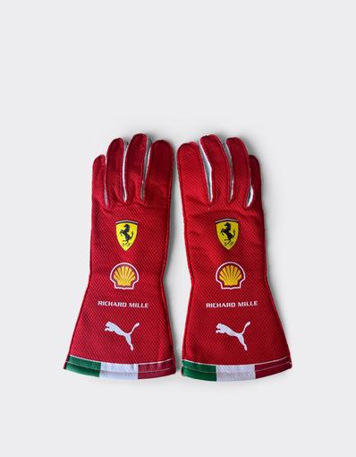 Replica Hamilton Ferrari racing gloves for the 2026 Monza Grand Prix