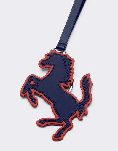 Prancing Horse leather keyring