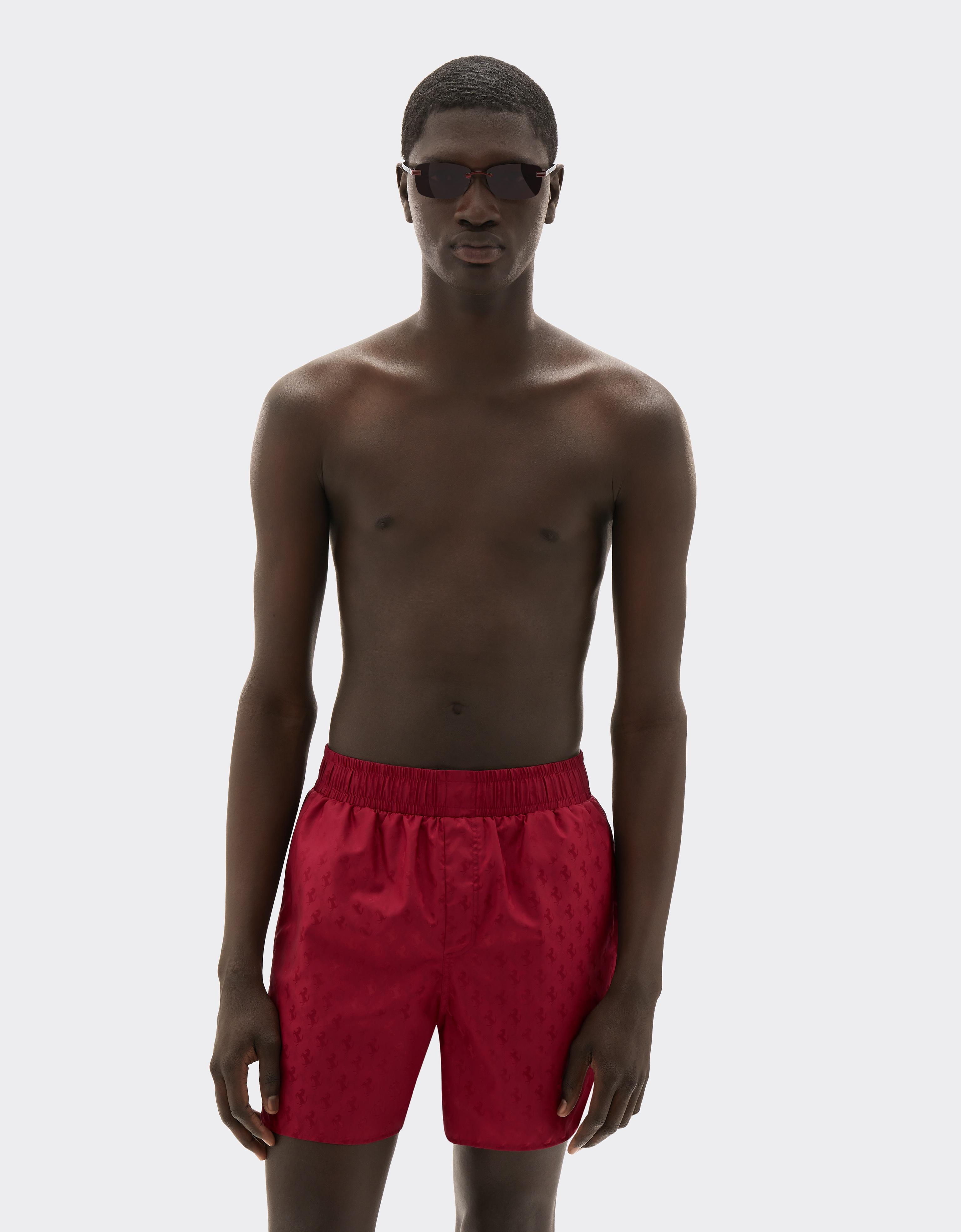 Swimsuit with Prancing Horse motif