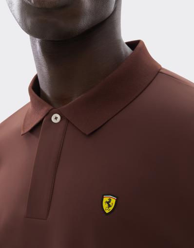 Scuderia Ferrari polo shirt in technical fabric