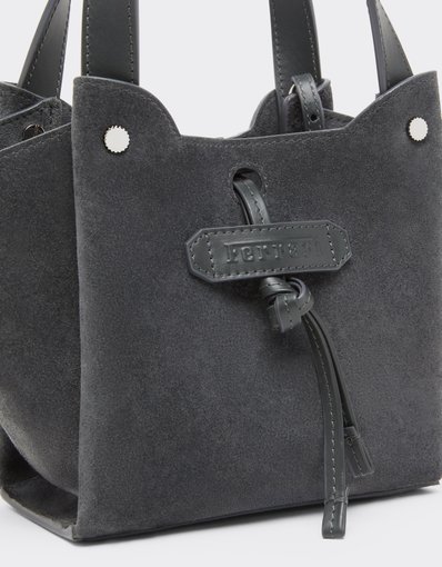 La Tote Bag Ferrari mini in Suede