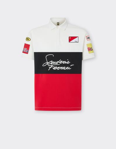 Scuderia Ferrari cotton polo shirt