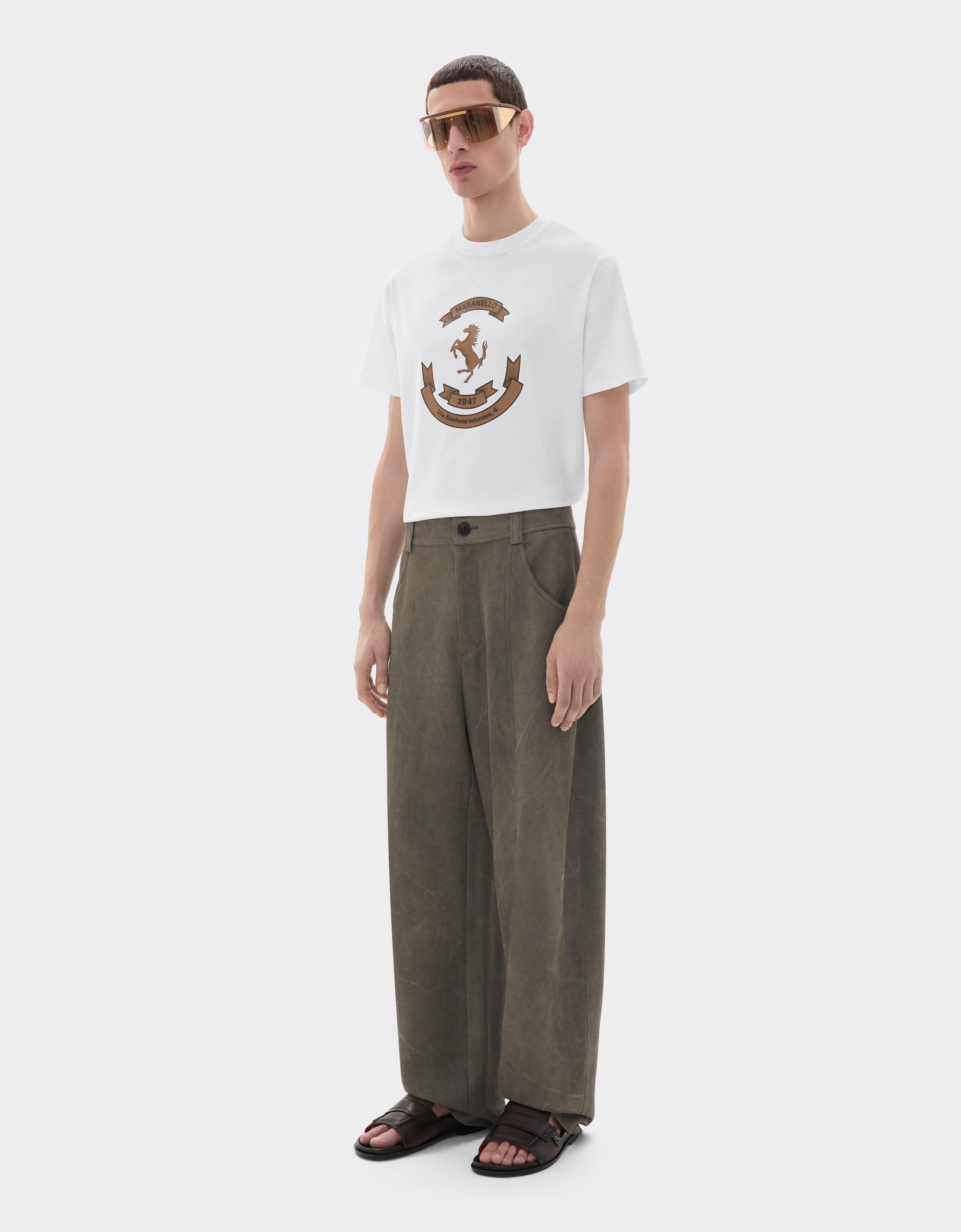 Cotton T-shirt with logo print