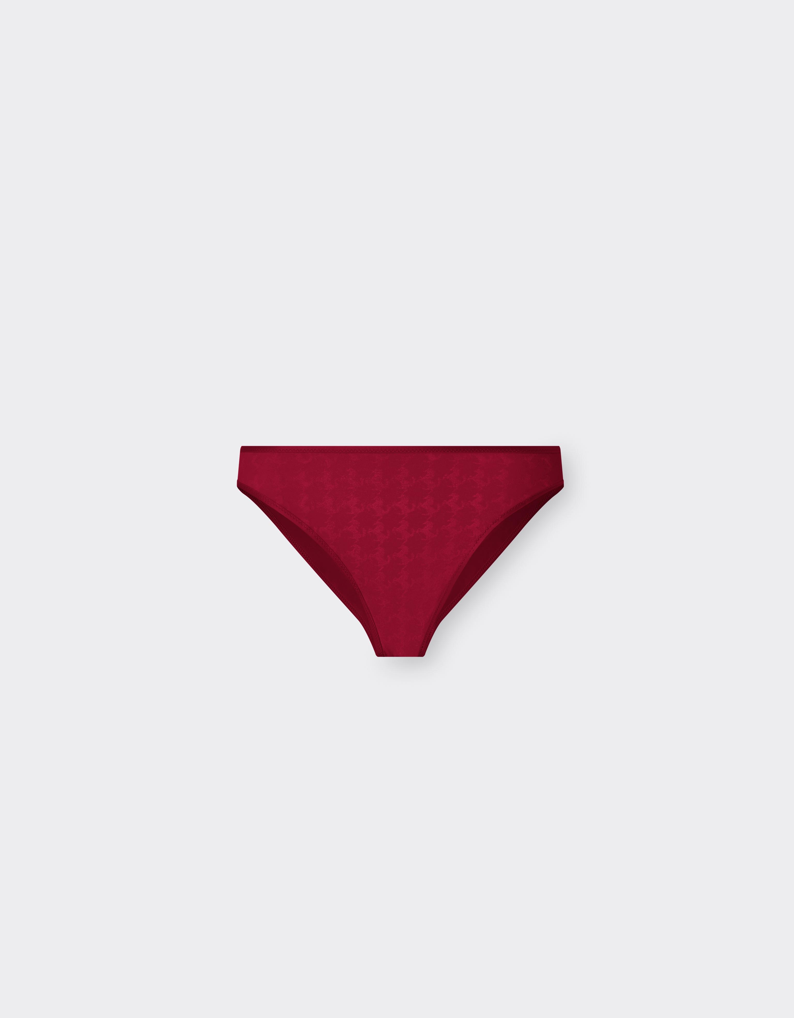 Bikini bottoms with Prancing Horse motif