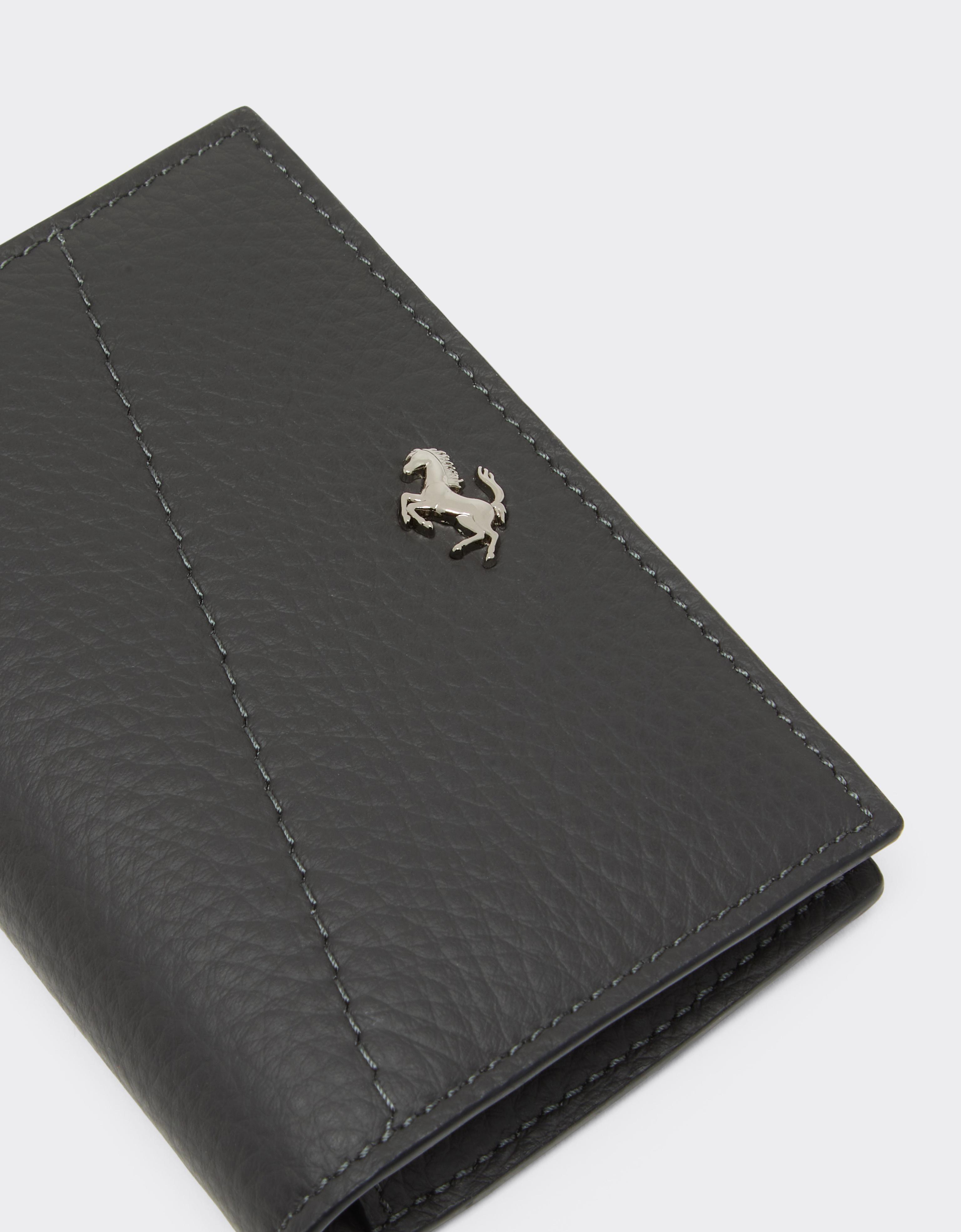 Granata Leather Bifold Wallet with Prancing Horse