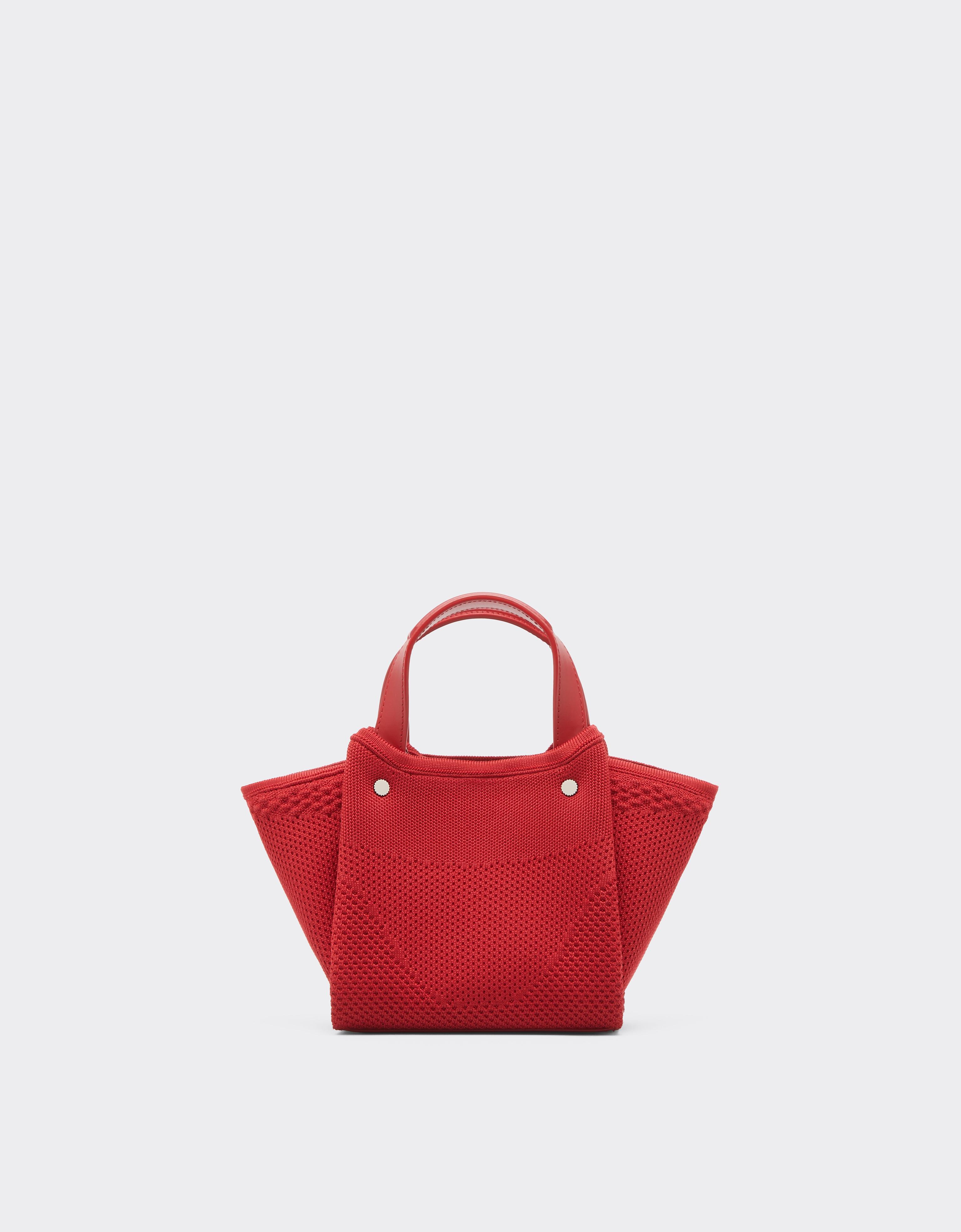TOTE XS KNIT + LEATHER