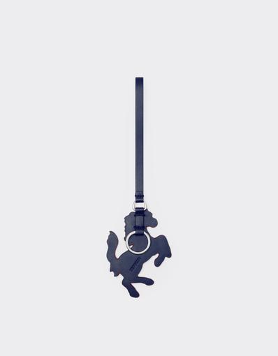Prancing Horse leather keyring