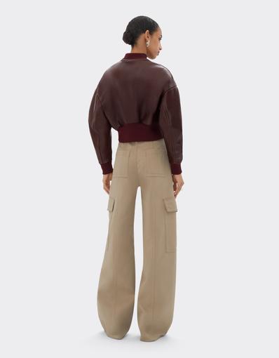 Double Mackintosh Cargo Trousers