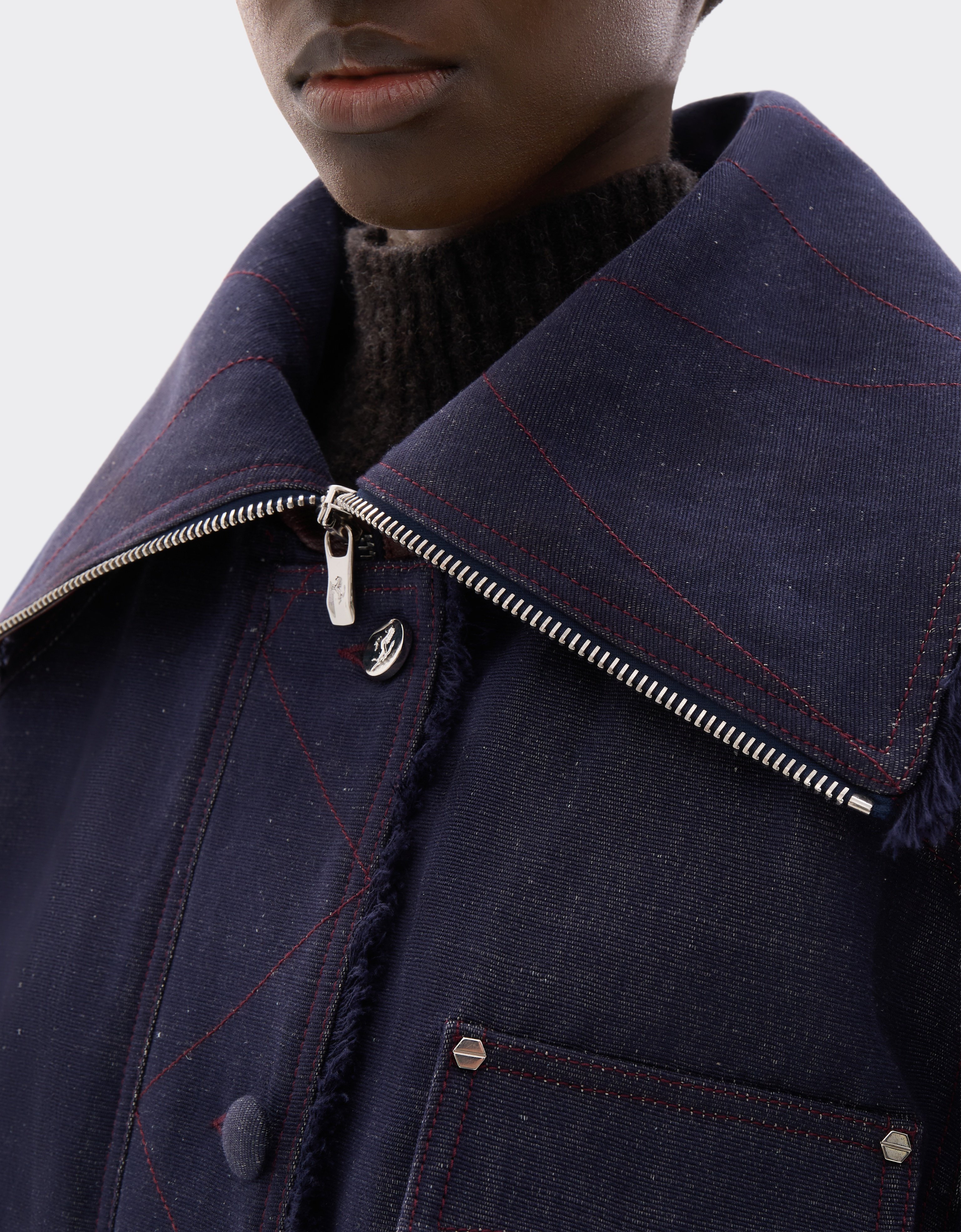 Cotton and Linen Denim Jacket