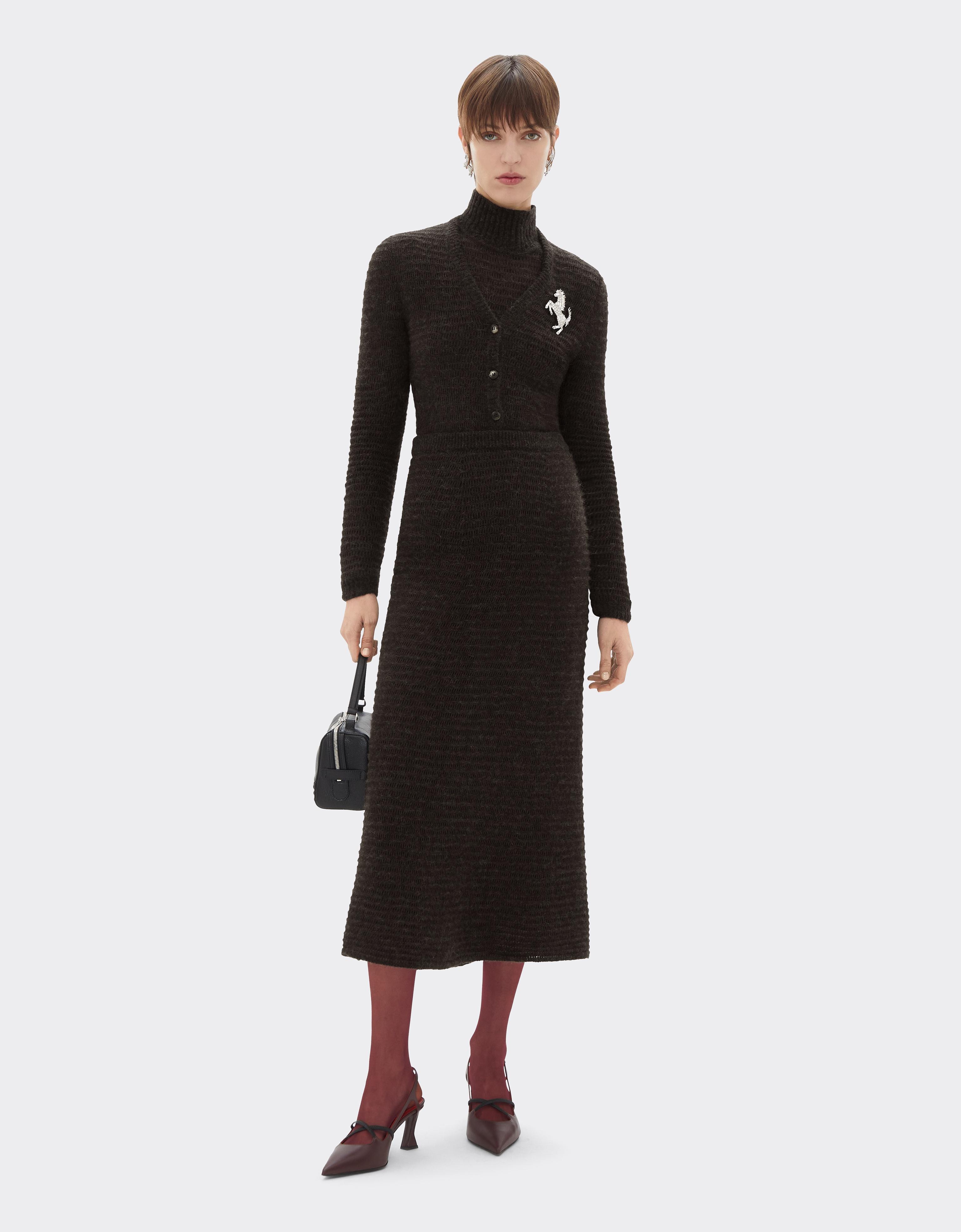 Midi Skirt in Wool Blend
