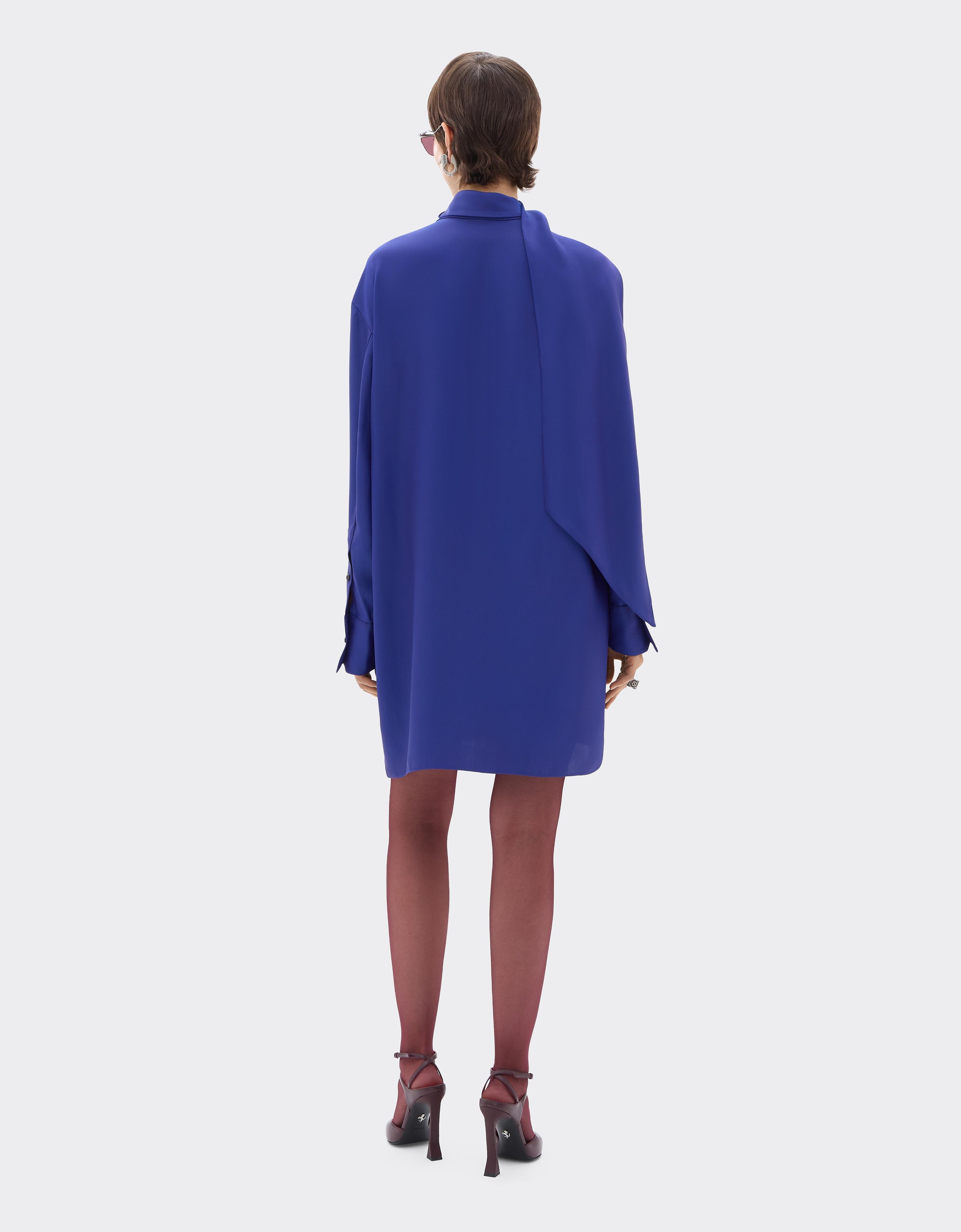 Viscose Satin Shirt Dress
