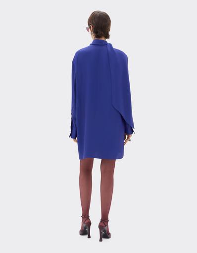Viscose Satin Shirt Dress