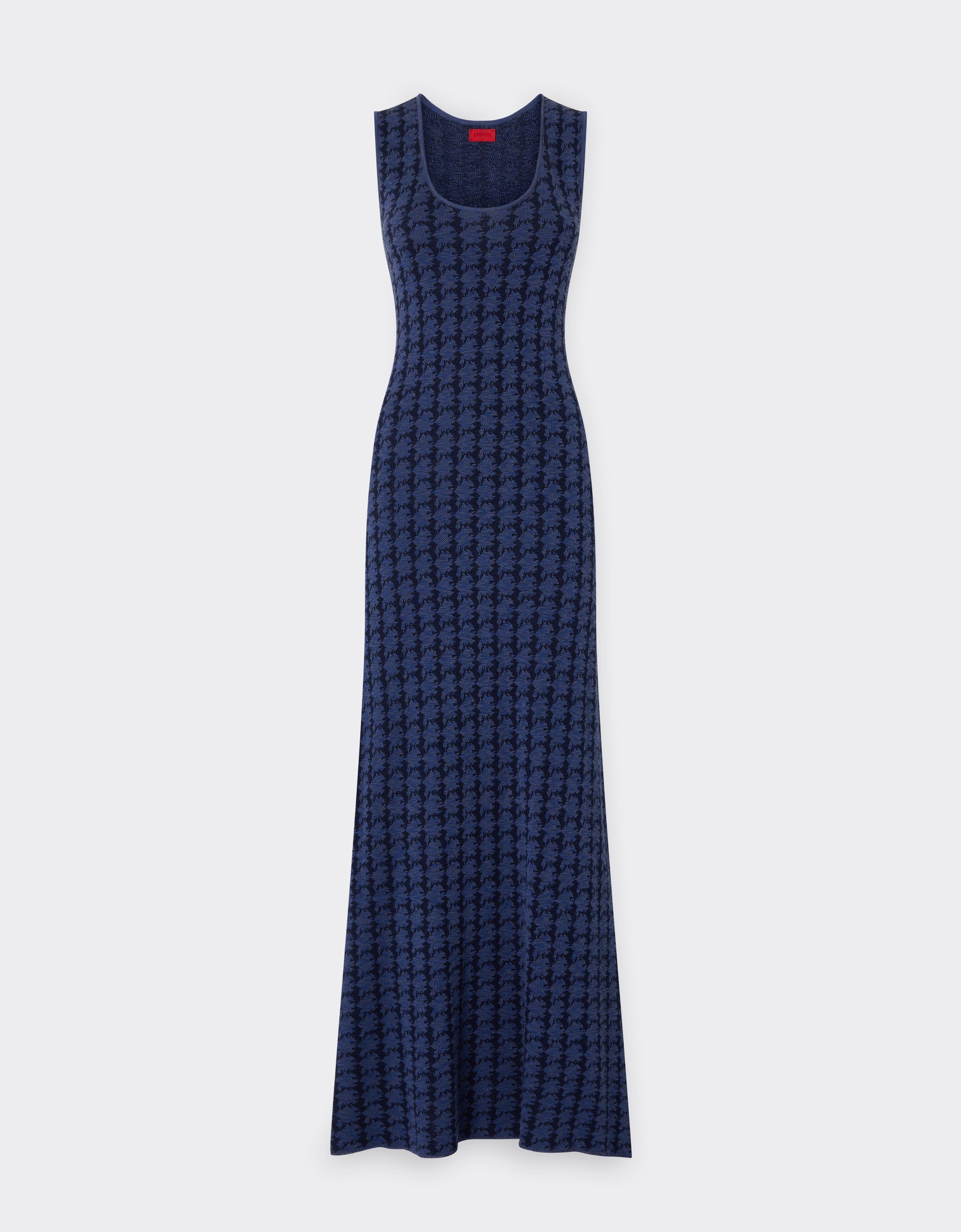 Long silk and cotton dress