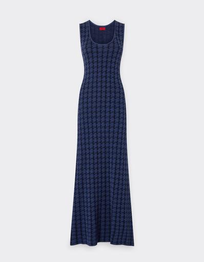 Long silk and cotton dress