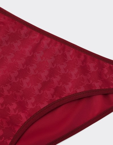 Bikini bottoms with Prancing Horse motif
