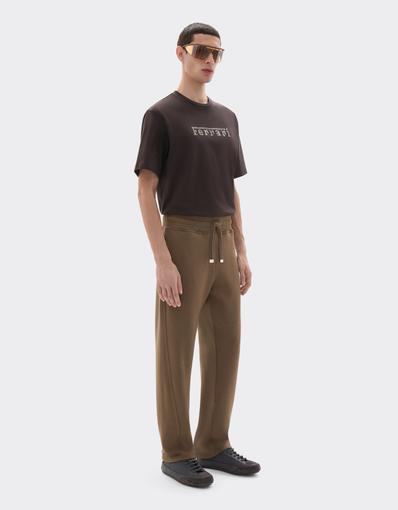 Wool and Cotton Jogger Trousers