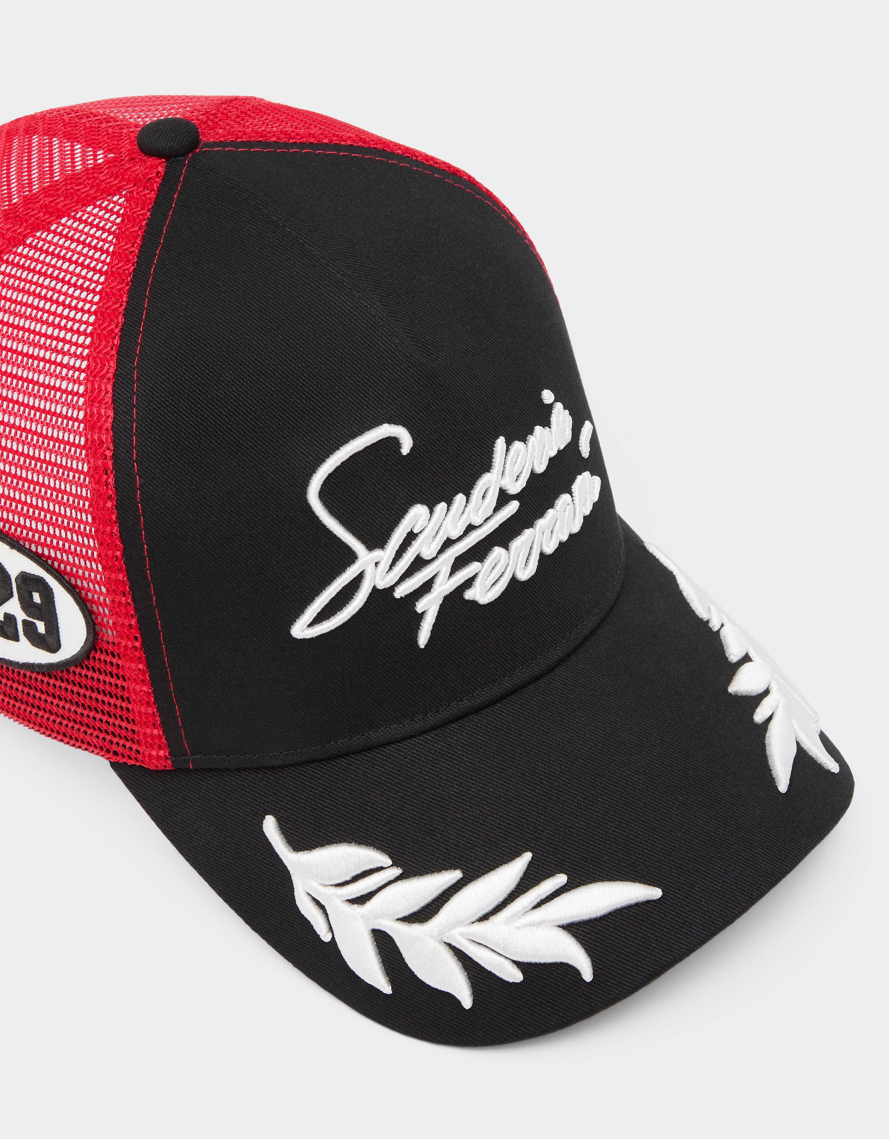 Scuderia Ferrari cotton trucker cap