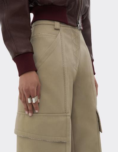 Double Mackintosh Cargo Trousers