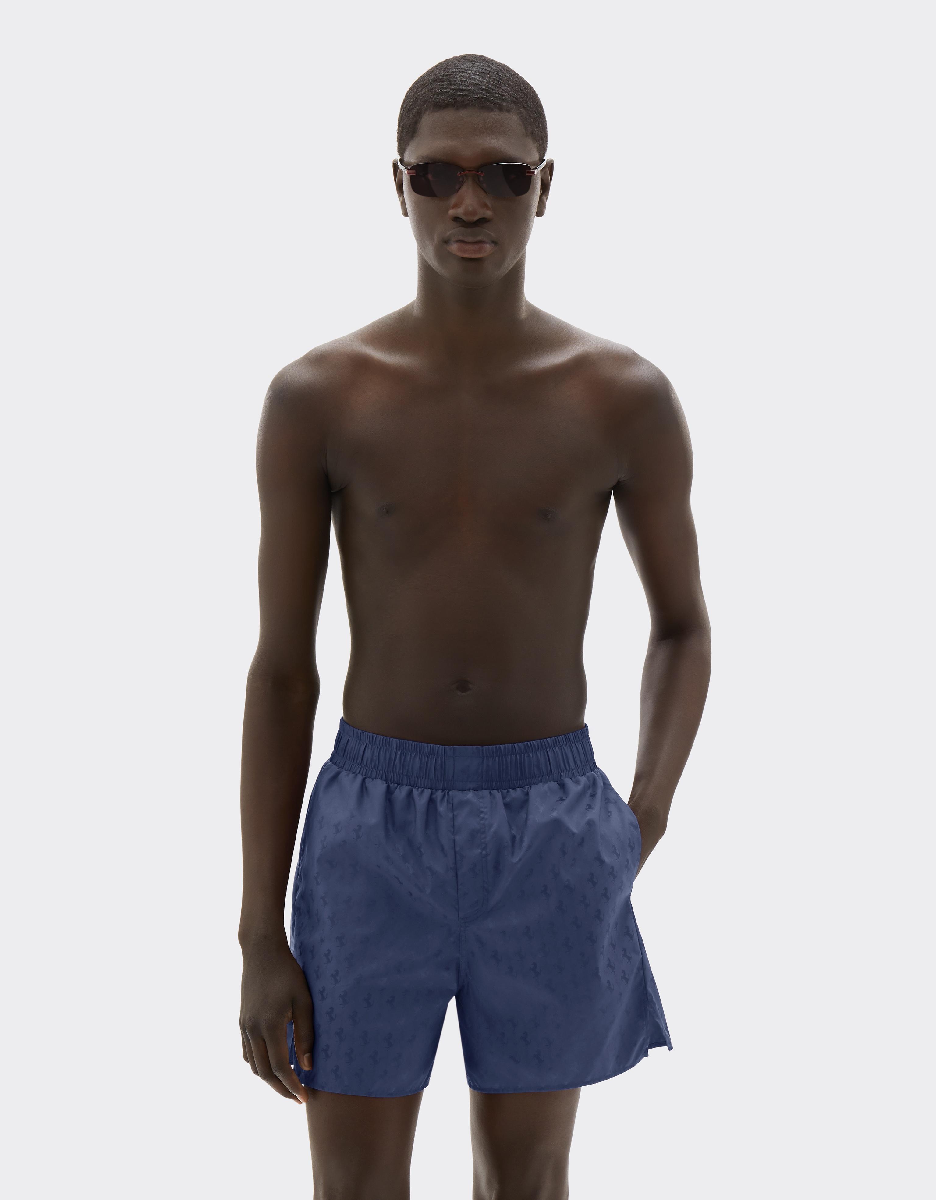 Swimsuit with Prancing Horse motif