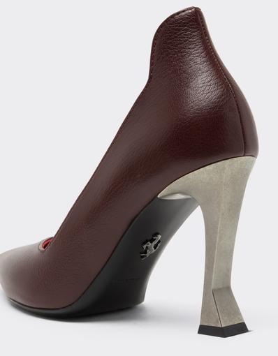 Leather Pumps with Ferrari Heel
