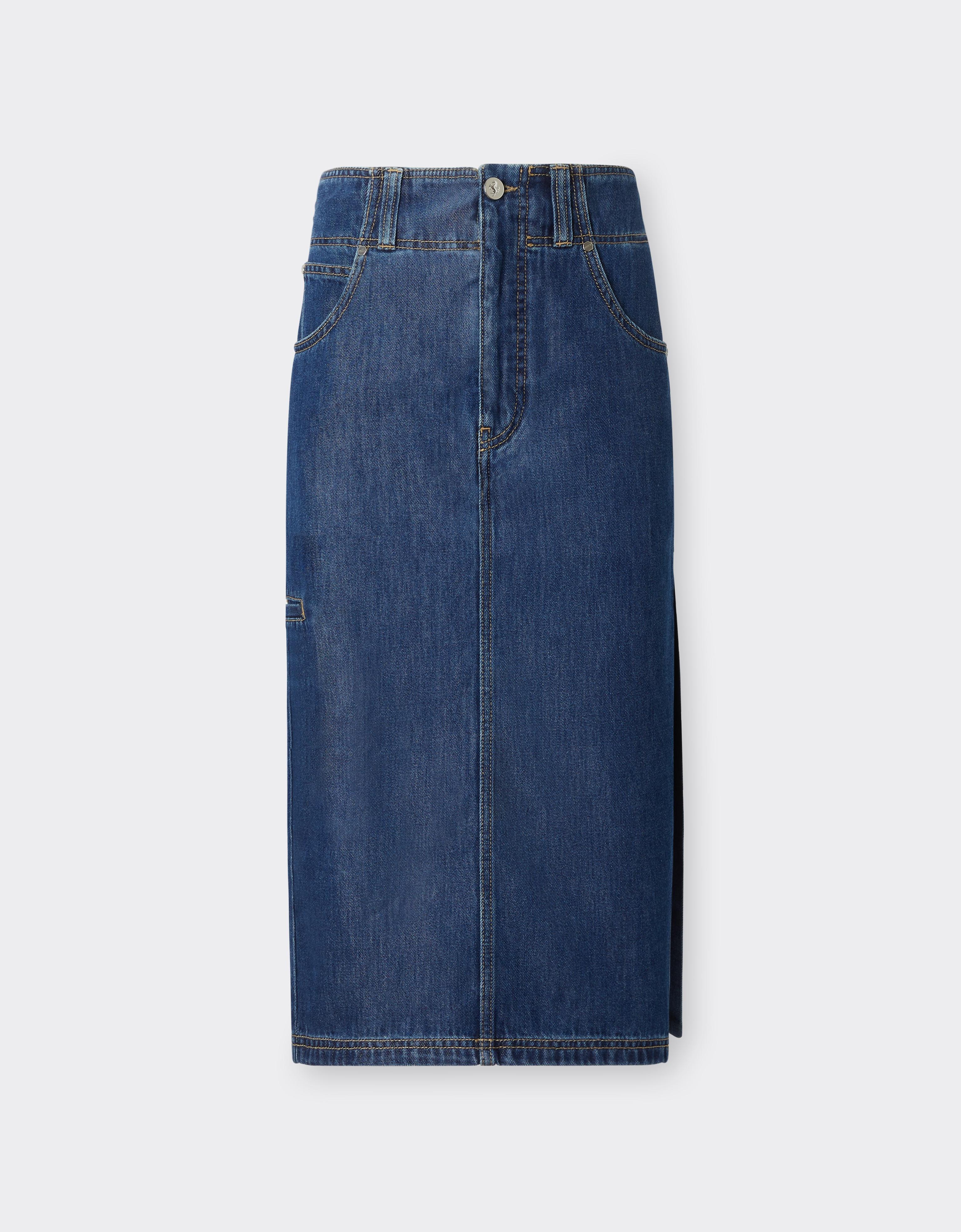 WOMAN DENIM SKIRT