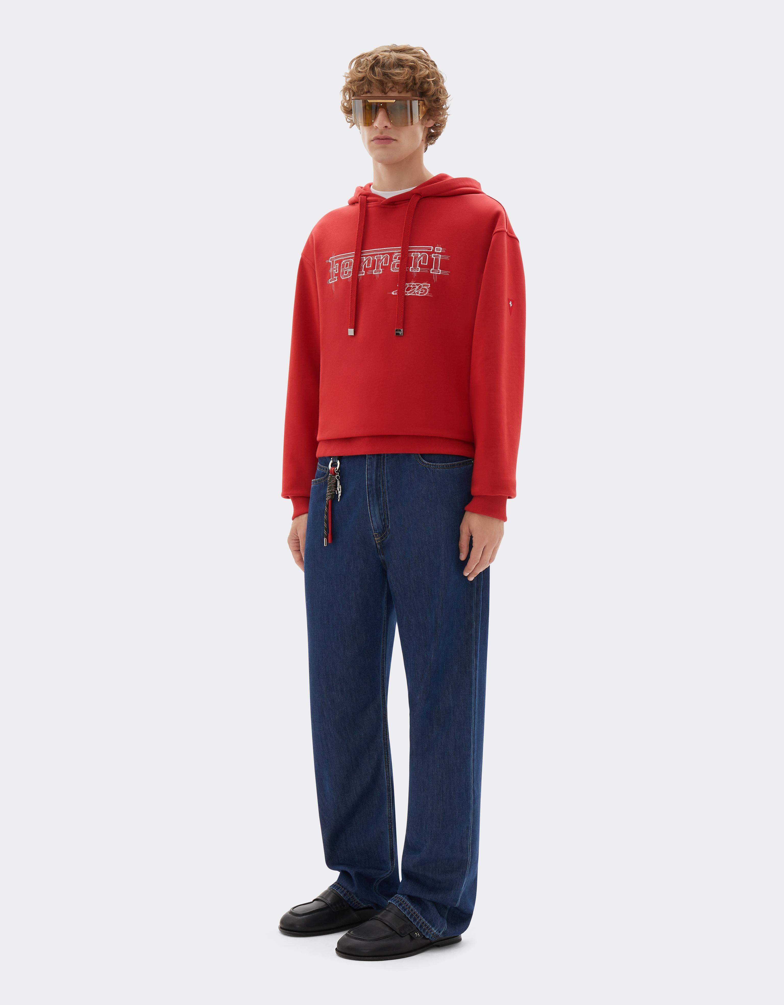 Sudadera Ferrari de algodón para el GP de Mónaco 2026