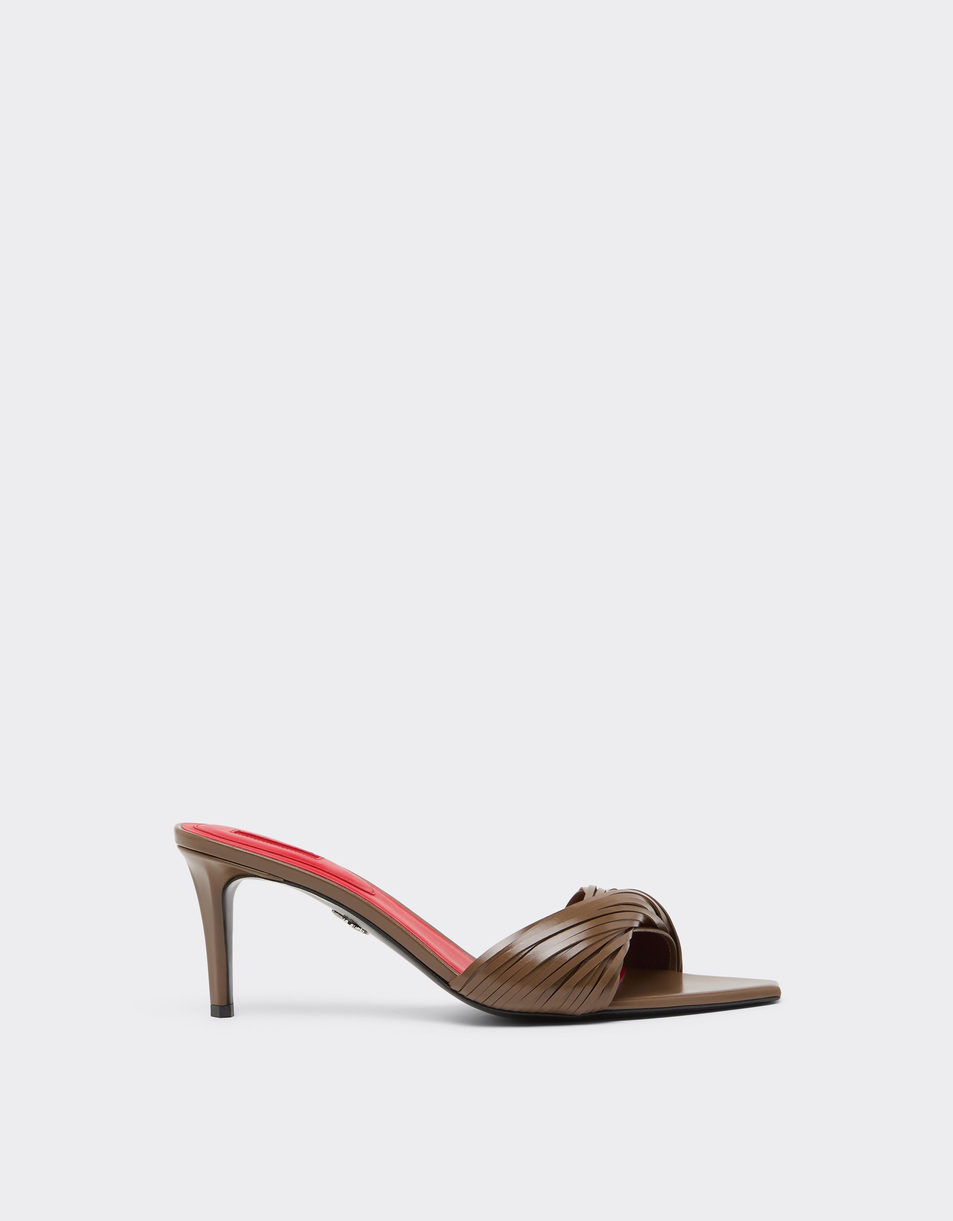 MULE SANDAL H65 WET LEATHER