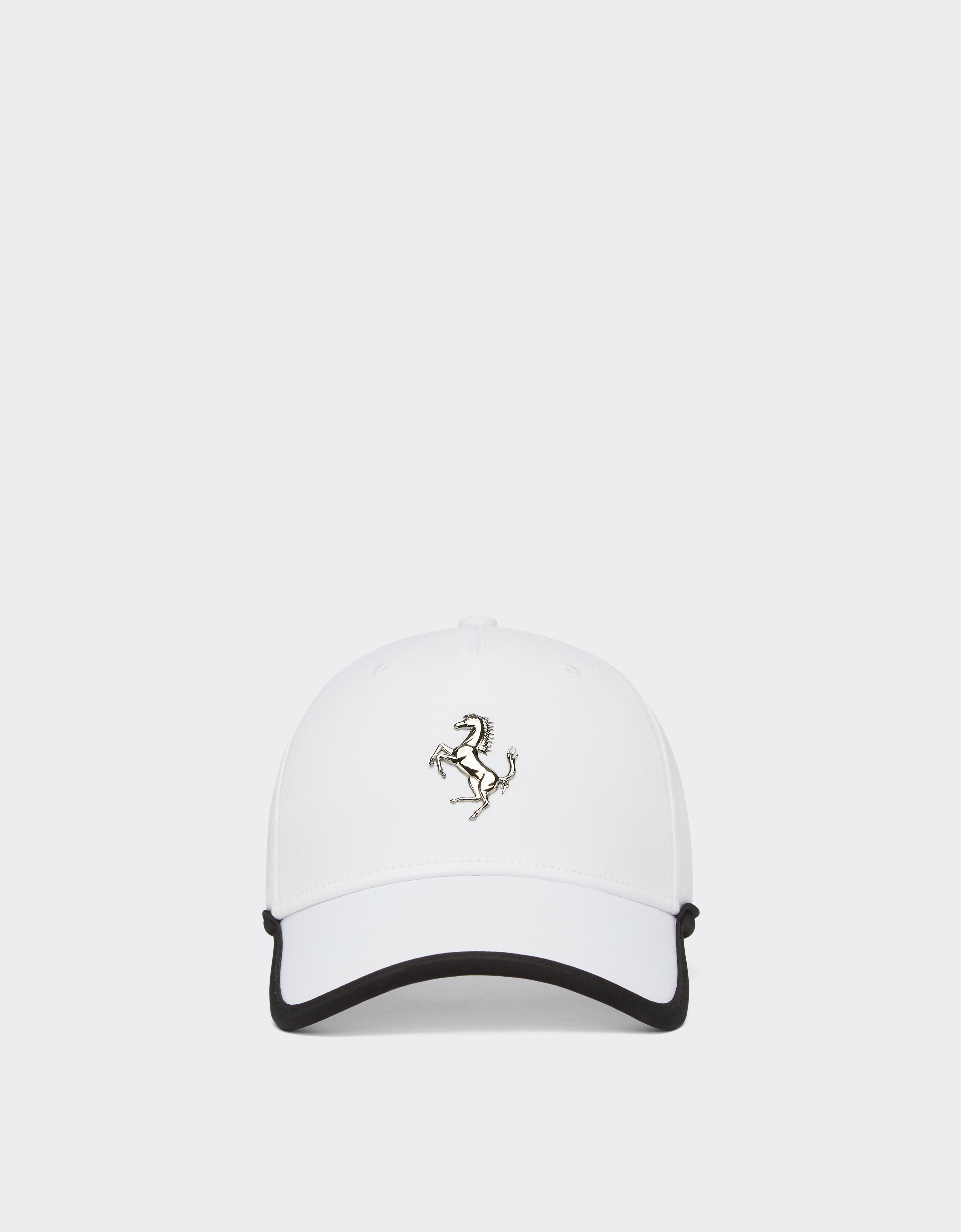 Ferrari Fully Edged Baseball Cap In White