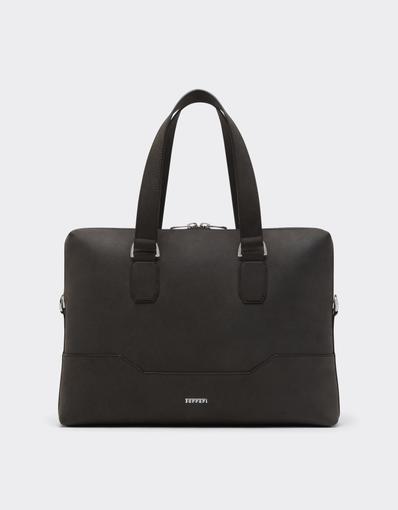 Waxed Leather Briefcase